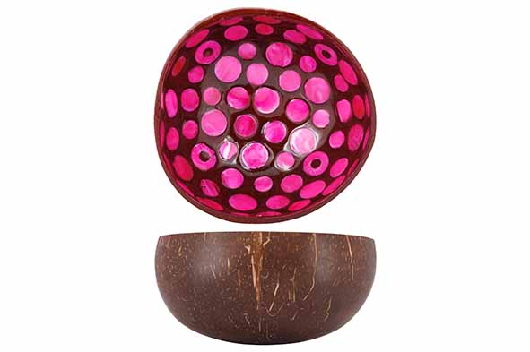 Bol Cocos Perle Rose 14cm